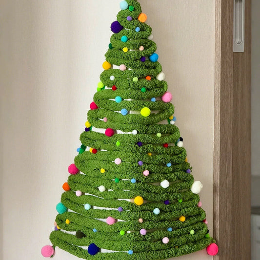 Cozy Corner Christmas Tree — DIY Wall Hanging Holiday Decor