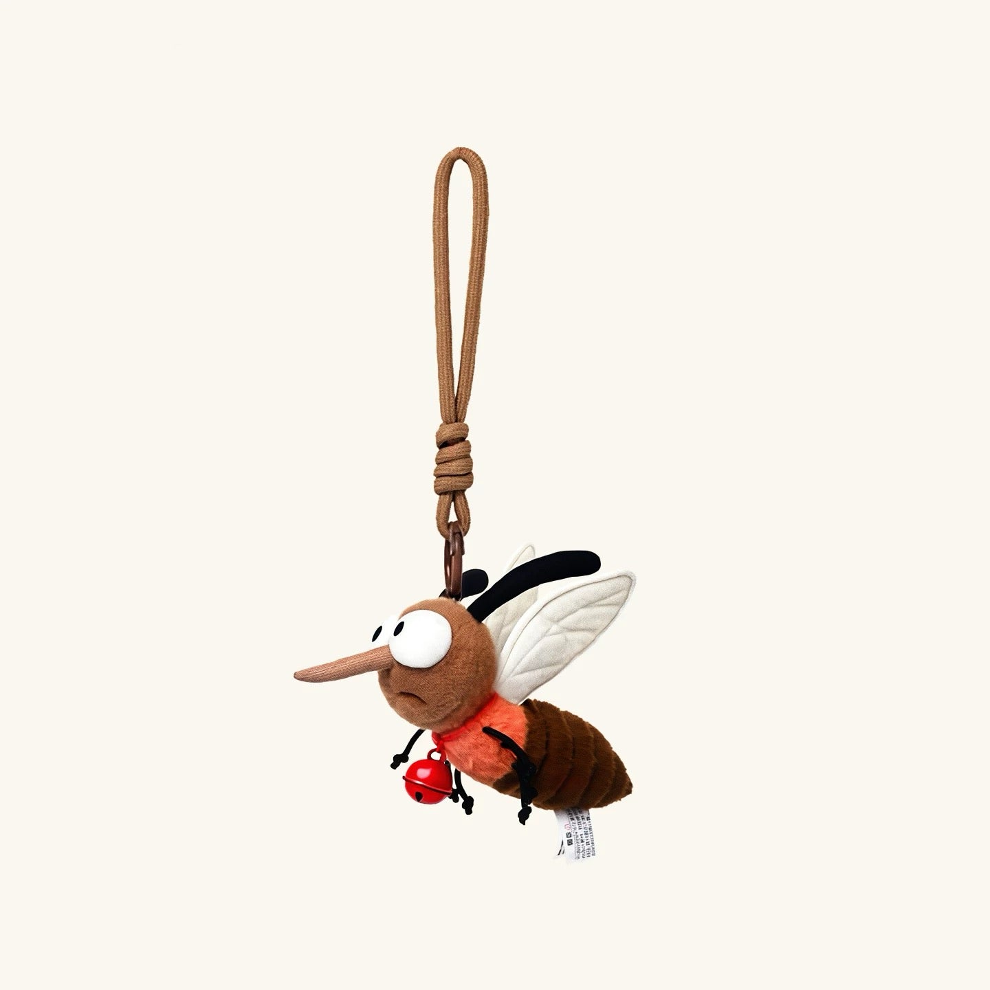 Funny Mosquito Plush Pendant — Cute Keychain & Bag Charm