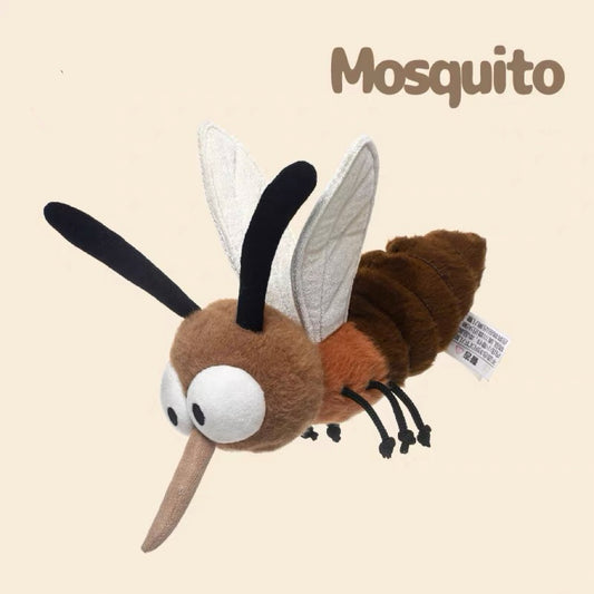 Funny Mosquito Plush Pendant — Cute Keychain & Bag Charm