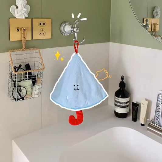 Cute Umbrella Hand Towel — Hanging Kitchen & Bathroom Essential