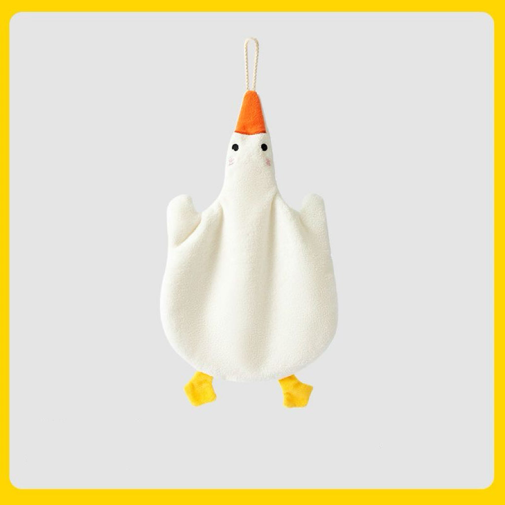 Goose Buddy Hand Towel — Cute Hanging Kitchen & Bathroom Towel