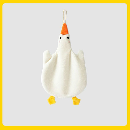 Goose Buddy Hand Towel — Cute Hanging Kitchen & Bathroom Towel