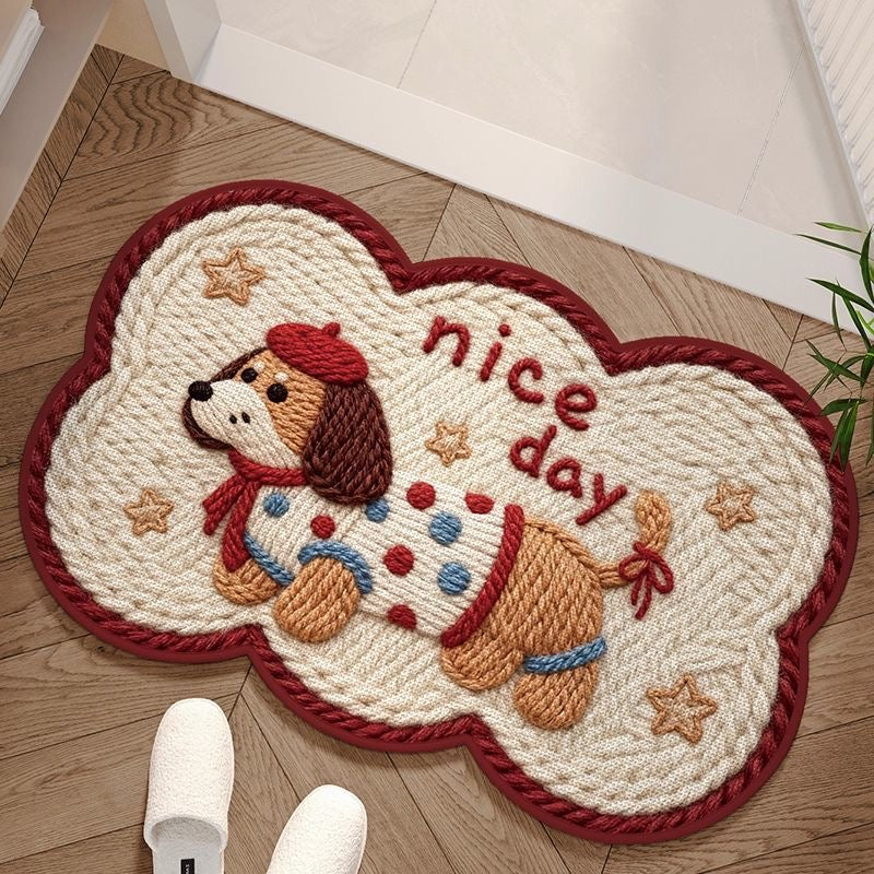 Nice Day Puppy Mat — Soft Anti-Slip Absorbent Floor Rug