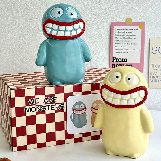 We Are Monsters Ceramic Mug — Funny Gift & Quirky Home Decor