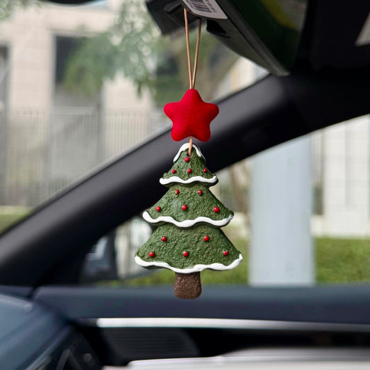 Star Wish Tree Car Pendant — Christmas Ornament & Festive Car Decor